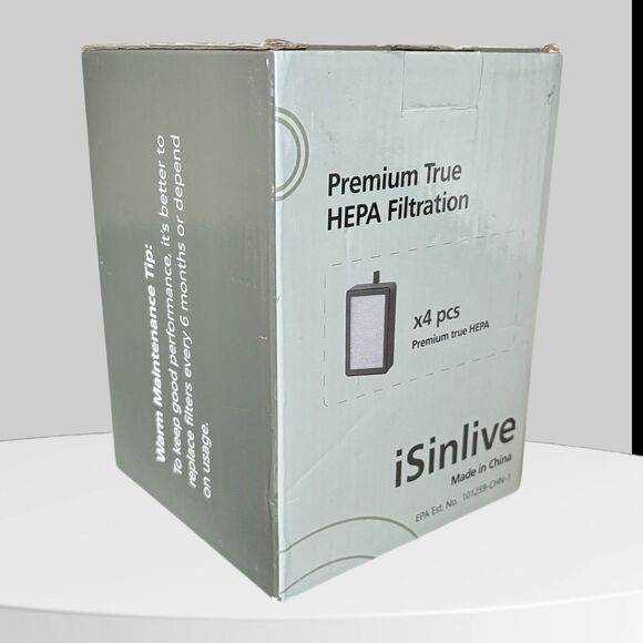isinlive 4 Pack LV-H128 Replacement Filter Comp with LEVO Premium True HEPA Fil. - Picture 4 of 5